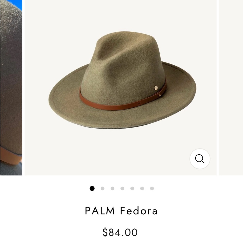 SHAYD Wool Palm Fedora